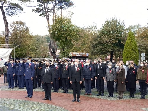 İlçemizde 10 Kasım Atatürk'ü Anma Günü Programı Gerçekleştirildi